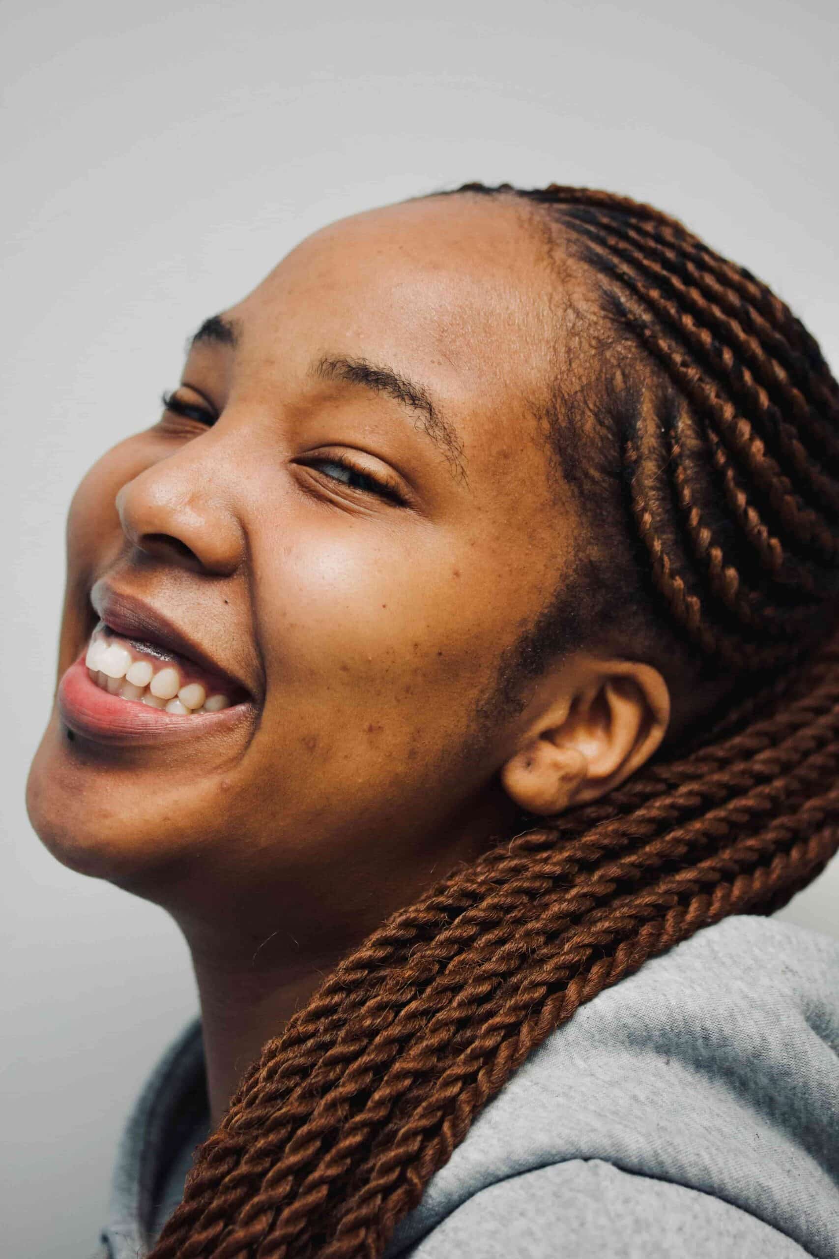 Why Inglewood Families Trust Blue Diamond Dental 6 girl with straight teeth smiling and laughing