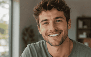 man with natural smile